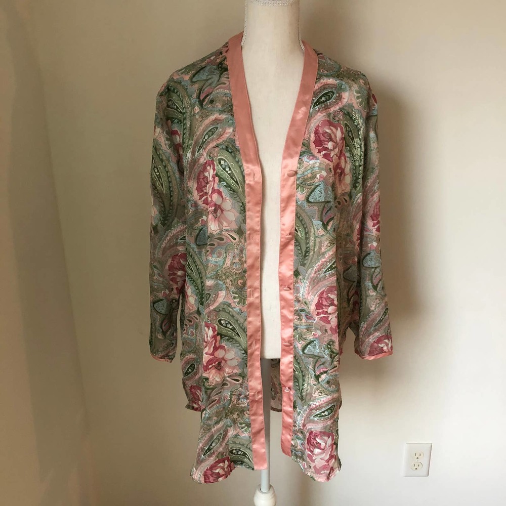 Sheer Robe Gold Label Victoria"s Secret VTG